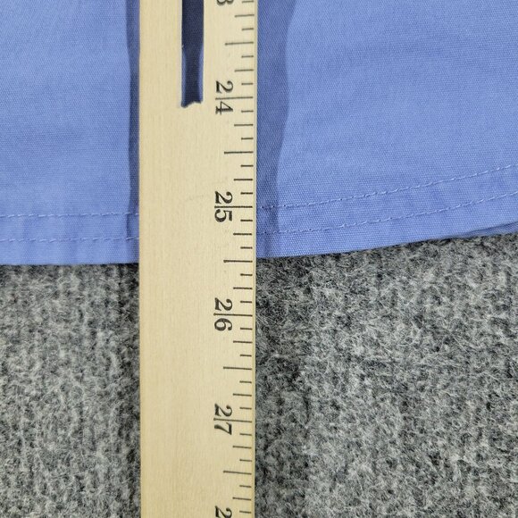 Scrubstar Scrub Top Shirt Women's Small Blue V-Neck Short Sleeve Pocket Uniform - Picture 11 of 13